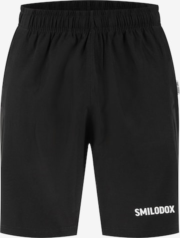 Regular Pantalon de sport ' Jarek ' Smilodox en noir : devant