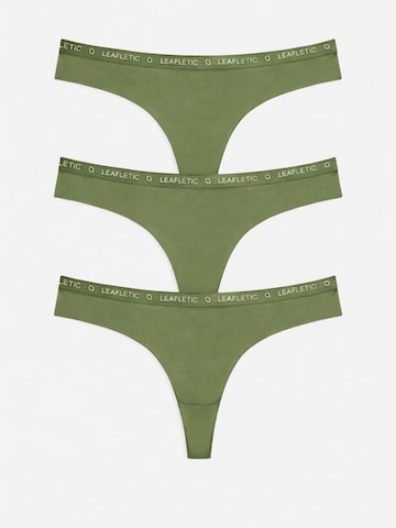 LEAFLETIC Panty‌‌ in Grün: Vorderseite