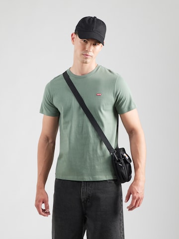 Tricou 'ORIGINAL Hausemark' de la LEVI'S ® pe verde: față