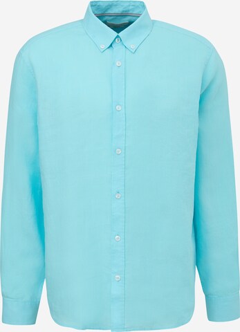 s.Oliver Regular fit Button Up Shirt in Blue: front