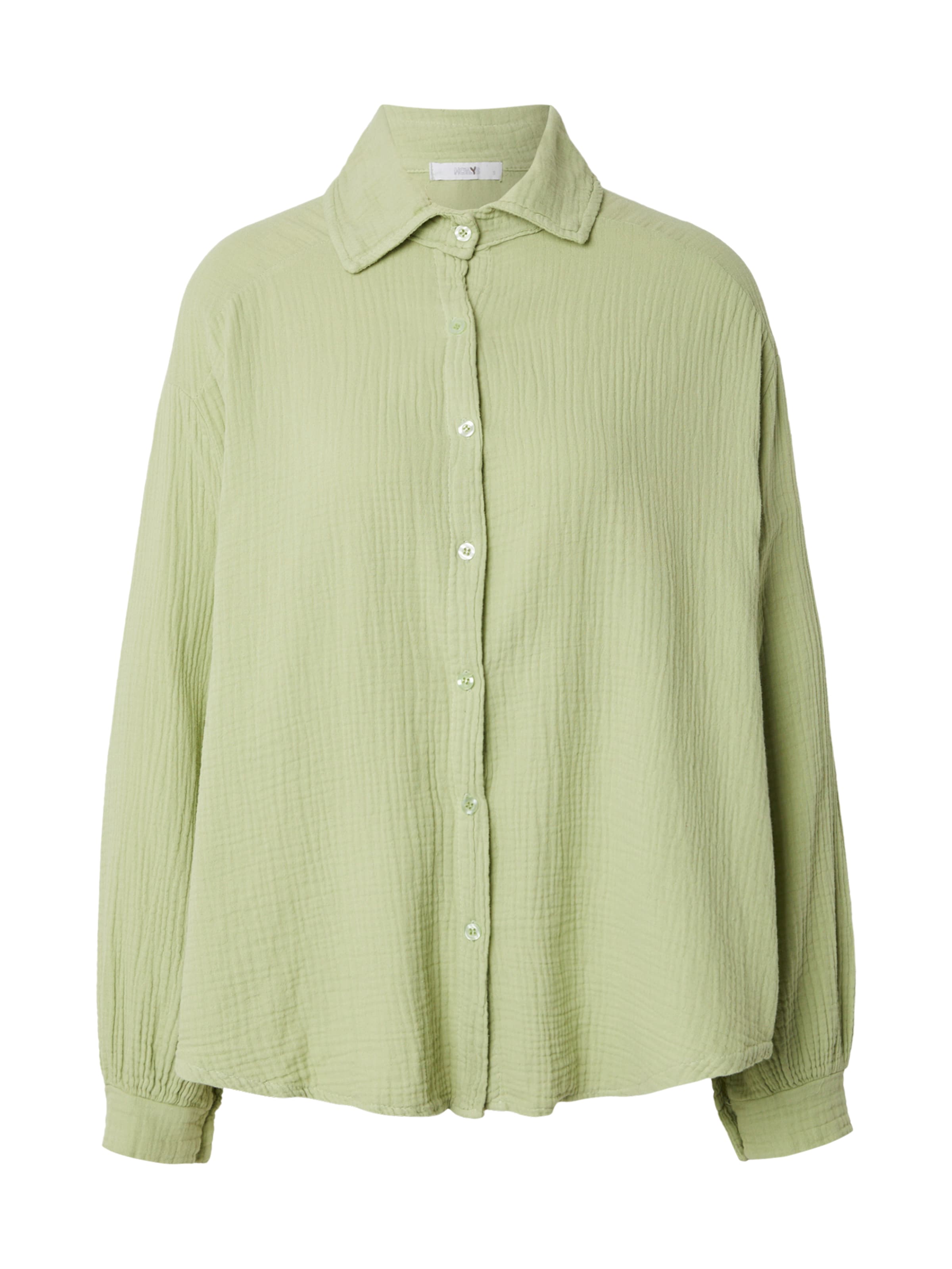 Hailys - Blusa 'Mu44sina' en verde: frente