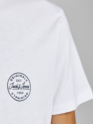 T-Shirt 'Shark' JACK & JONES en blanc