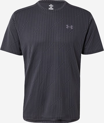 T-Shirt fonctionnel 'Vent' UNDER ARMOUR en noir : devant