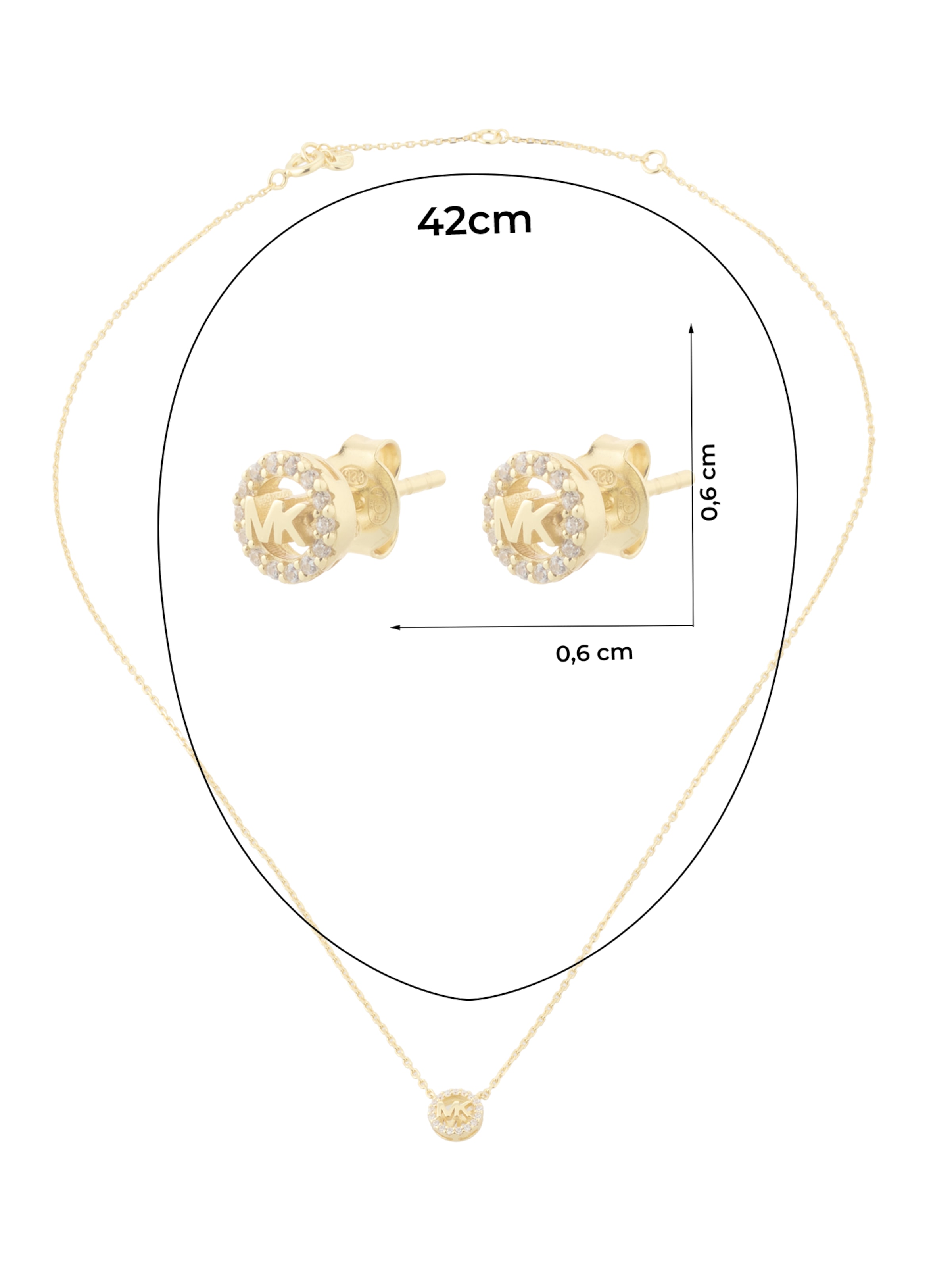 MICHAEL Michael Kors - Conjunto de joyería en oro