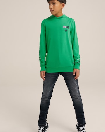 T-Shirt WE Fashion en vert