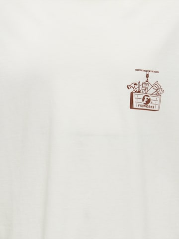 Only & Sons Junior - Camiseta 'OSJALFI FIX WORKS' en blanco