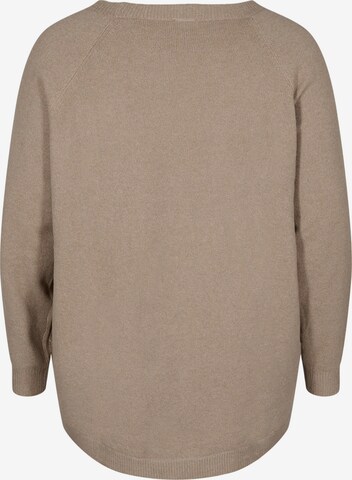 Pull-over 'Sunny' Zizzi en beige