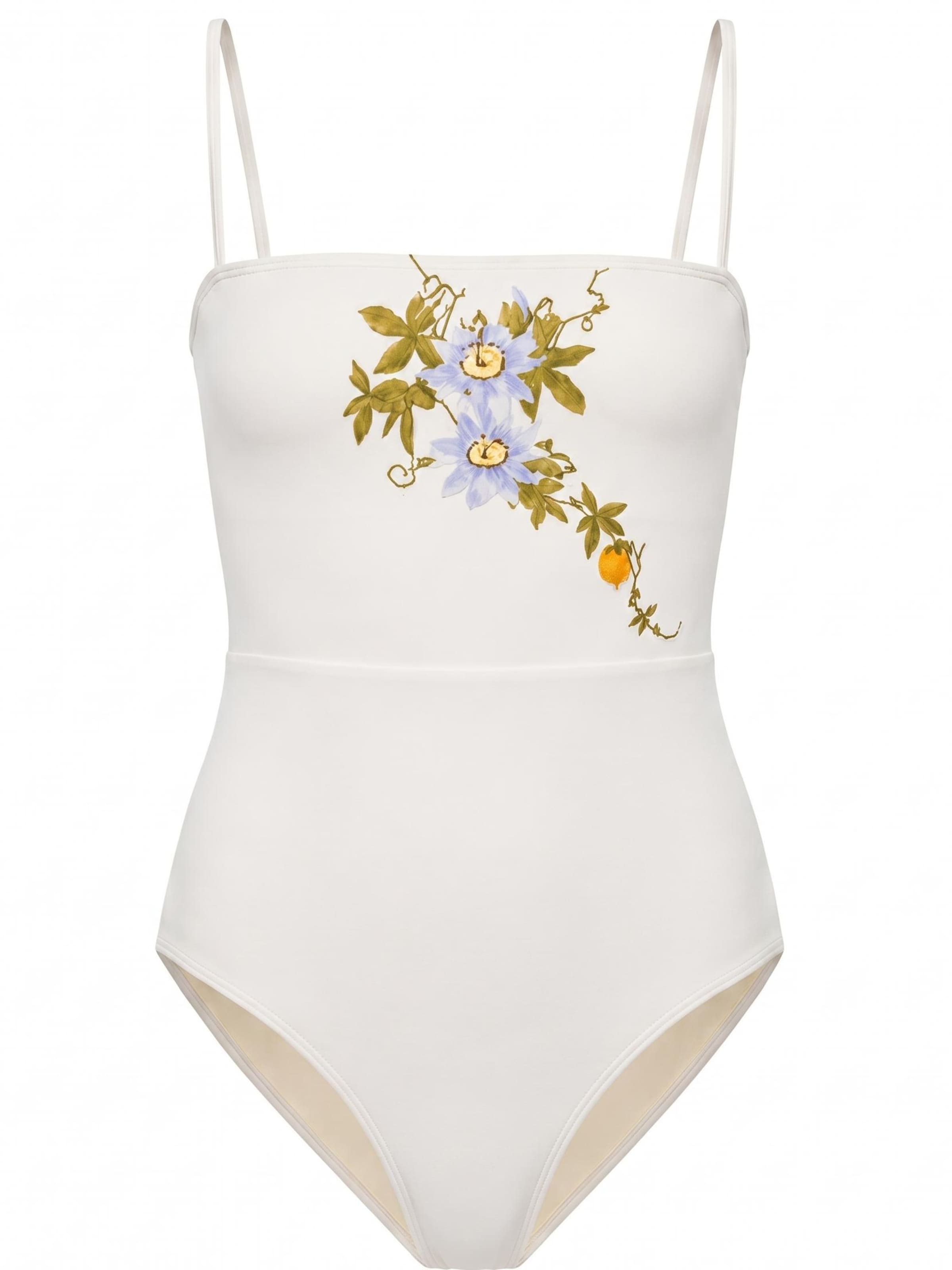Push-up Costume intero modellante 'Isola Bella Bustier Shaping Swimsuit' di MAREZZA in beige: frontale