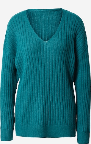 VILA Sweater 'Ril' in Green: front