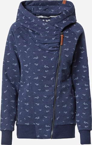 Alife and Kickin Sweatjacke 'Snakecharmer' in Blau: predná strana