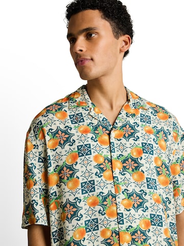 Fit confort Chemise TOM TAILOR DENIM en mélange de couleurs