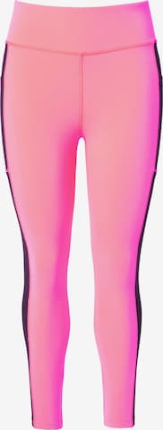 Skinny Leggings Ulla Popken en rose : devant