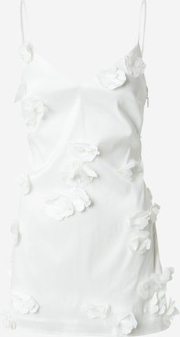 Abercrombie & Fitch - Vestido de gala en blanco: frente