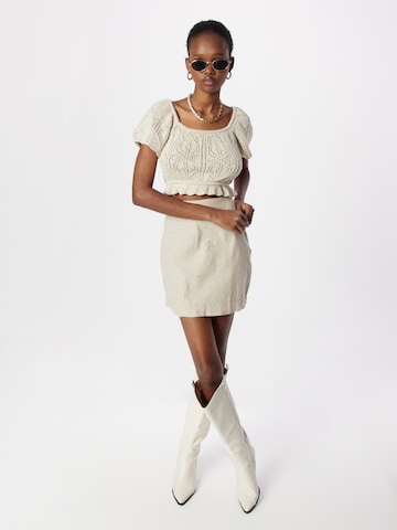 Gina Tricot Sweter 'Mimi' w kolorze beżowy