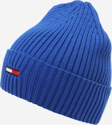 Bonnet Tommy Jeans en bleu : devant