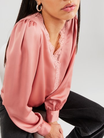 VILA Bluzka 'Moni' w kolorze różowy