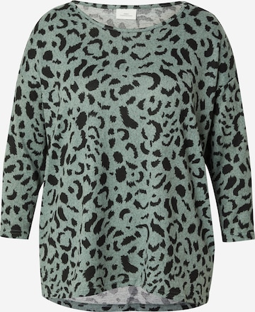 ONLY Carmakoma Shirt 'CARAlba' in Grün: Vorderseite