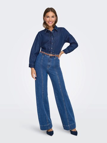ONLY Bluse 'ONLKaya' in Blau
