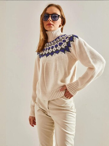 Bianco Lucci Pullover in Beige