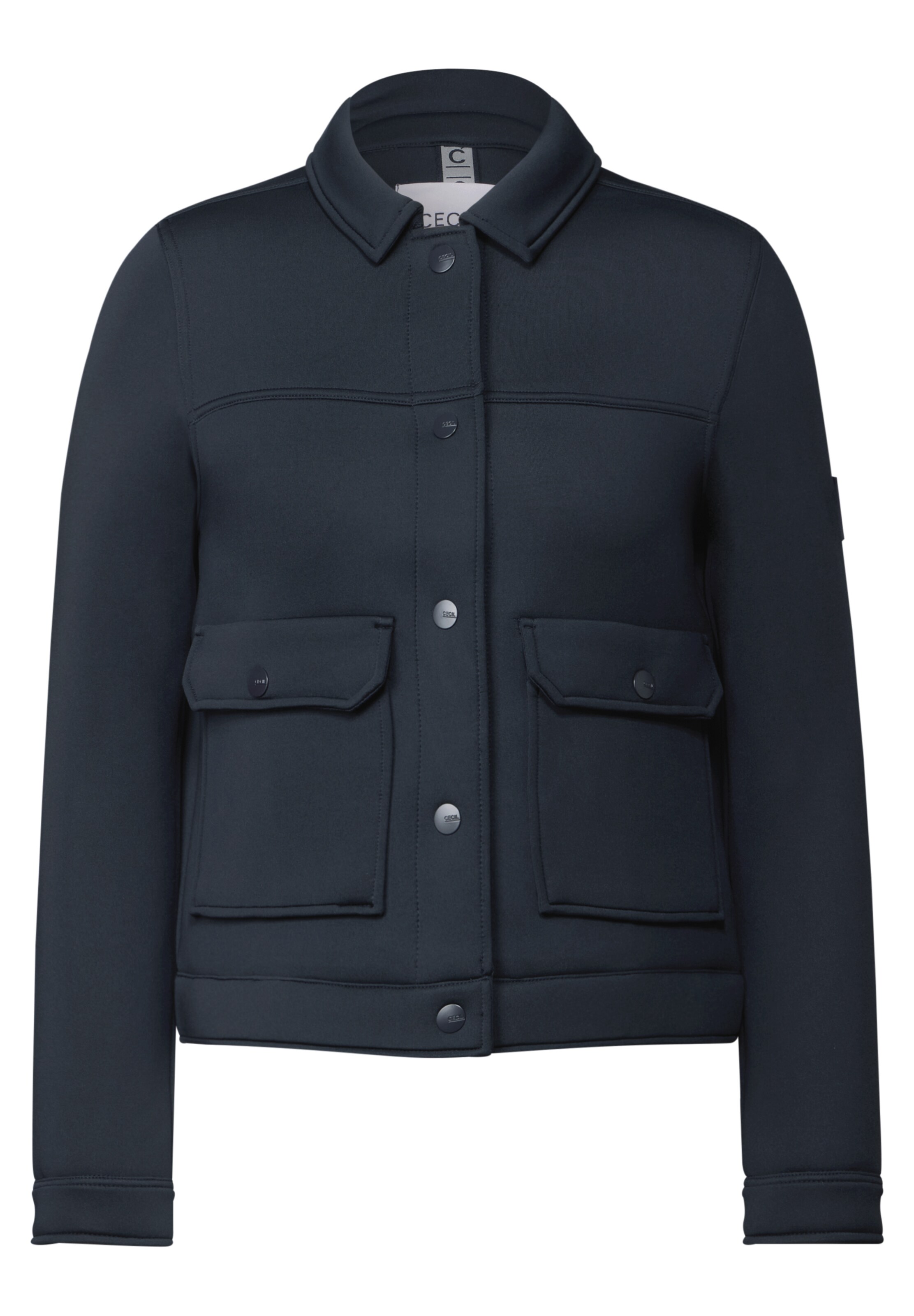 CECIL Between-Season Jacket in Blue: front