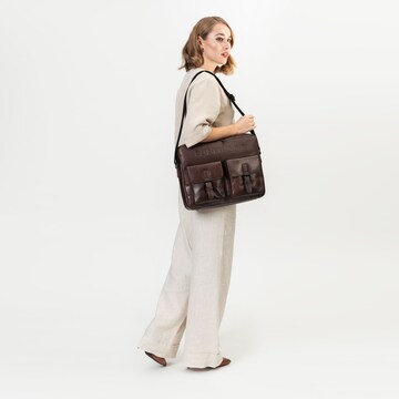 Farmhood Document Bag in Brown