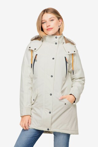 Veste fonctionnelle LAURASØN en beige : devant