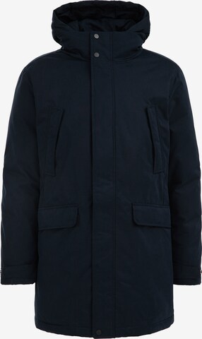 WE Fashion Winter parka in Blue: front