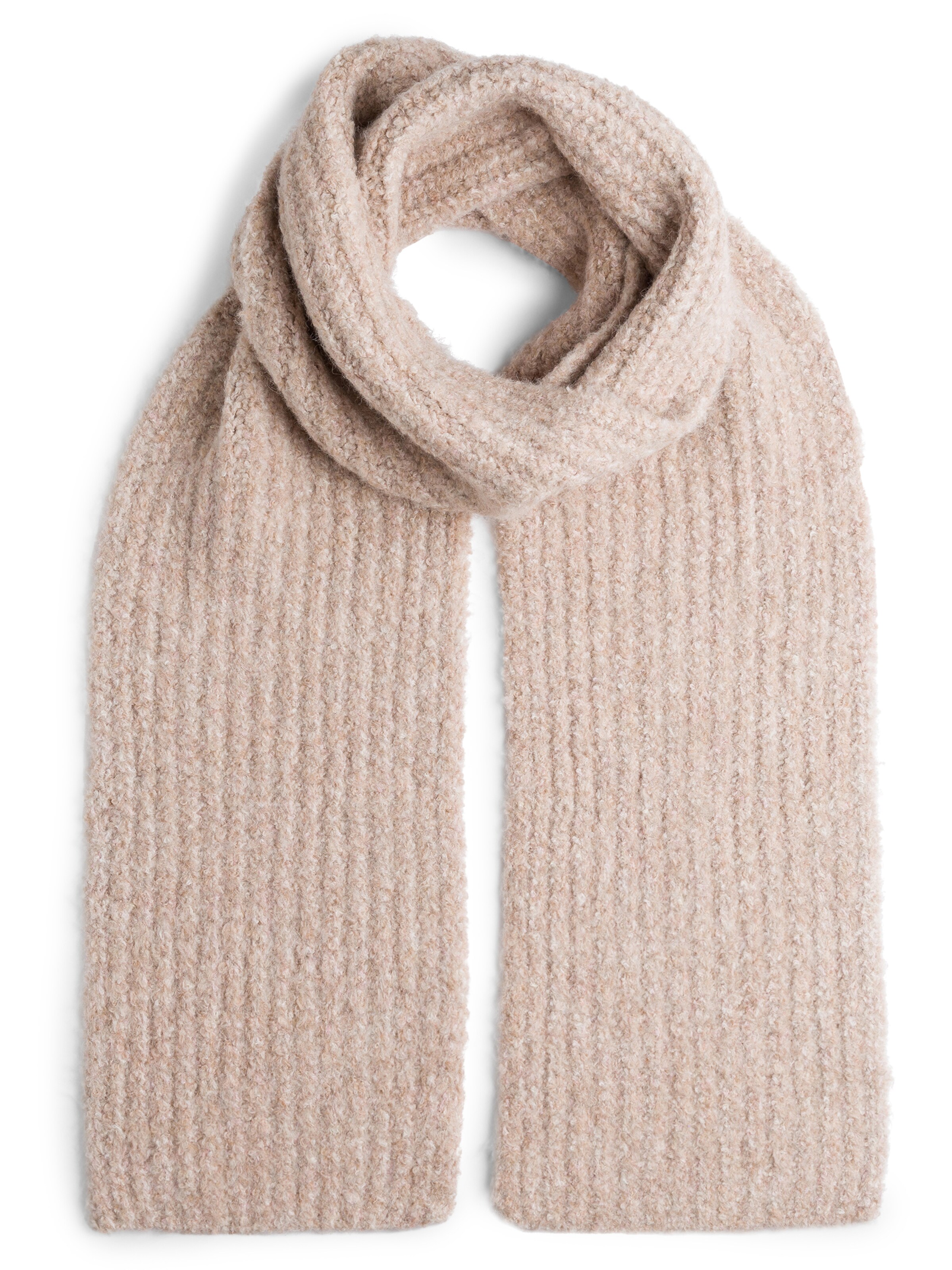 Marie Lund Schal in Beige: Vorderseite