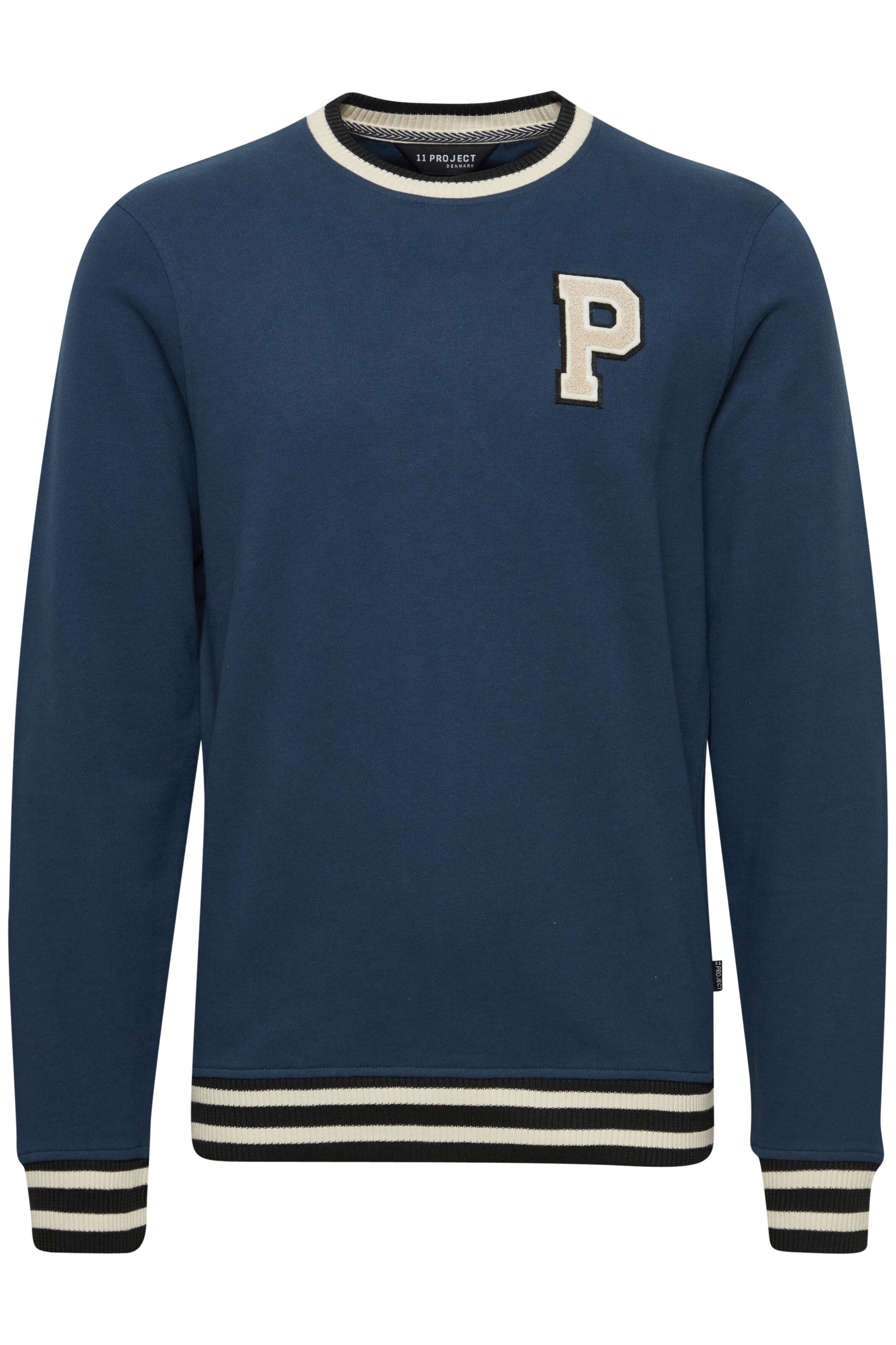11 Project Sweatshirt in Blau: Vorderseite