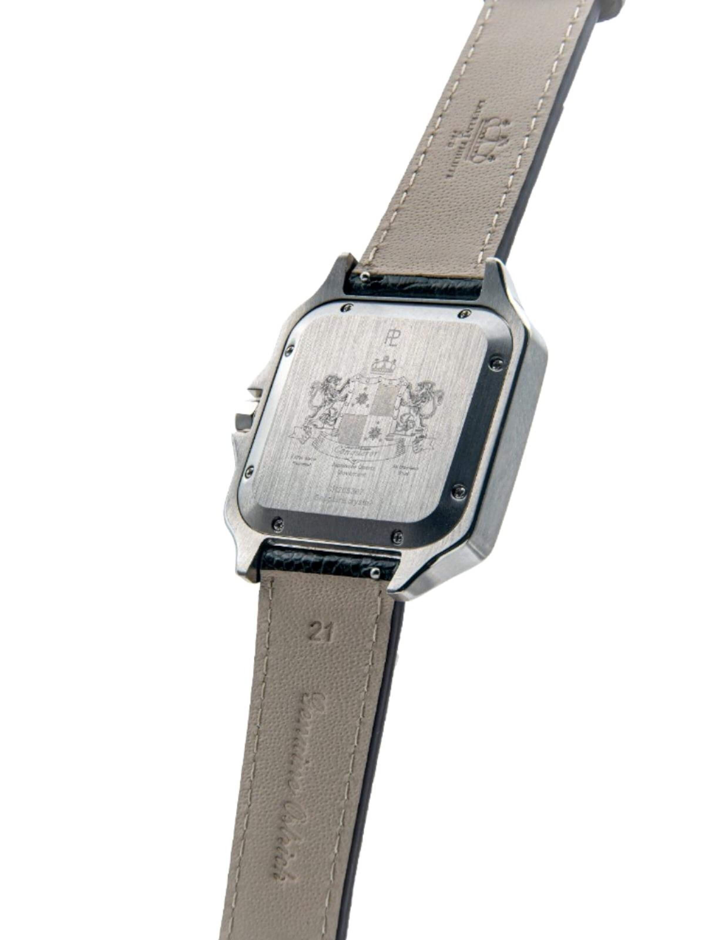 Laurent Philippe Analog watch 'Conqueror Black Orlov – Verde Notturno' in Green