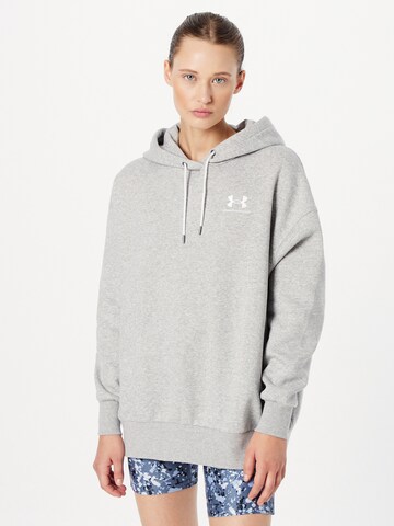 UNDER ARMOUR Sportief sweatshirt in Grijs: voorkant