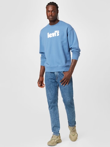 LEVI'S ® Regular fit Sweatshirt 'Relaxd Graphic Crew' i blå