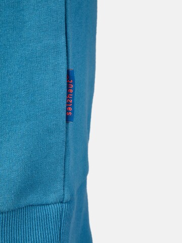 salzhaut Sweatvest 'Breker' in Blauw