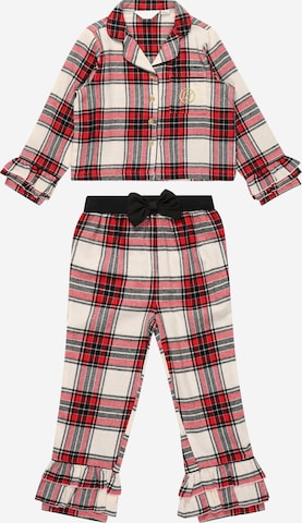 River Island - Pijama em vermelho: frente