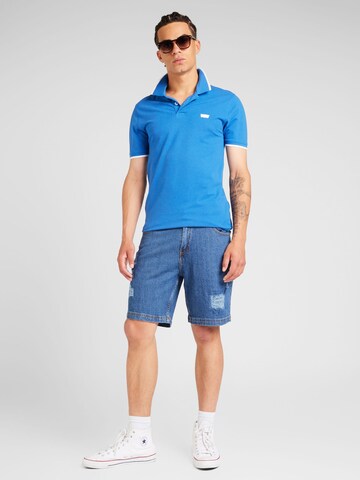 T-Shirt 'Slim Housemark Polo' LEVI'S ® en bleu