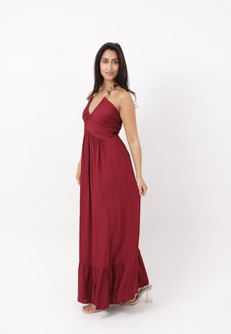 Elara Dress in Red