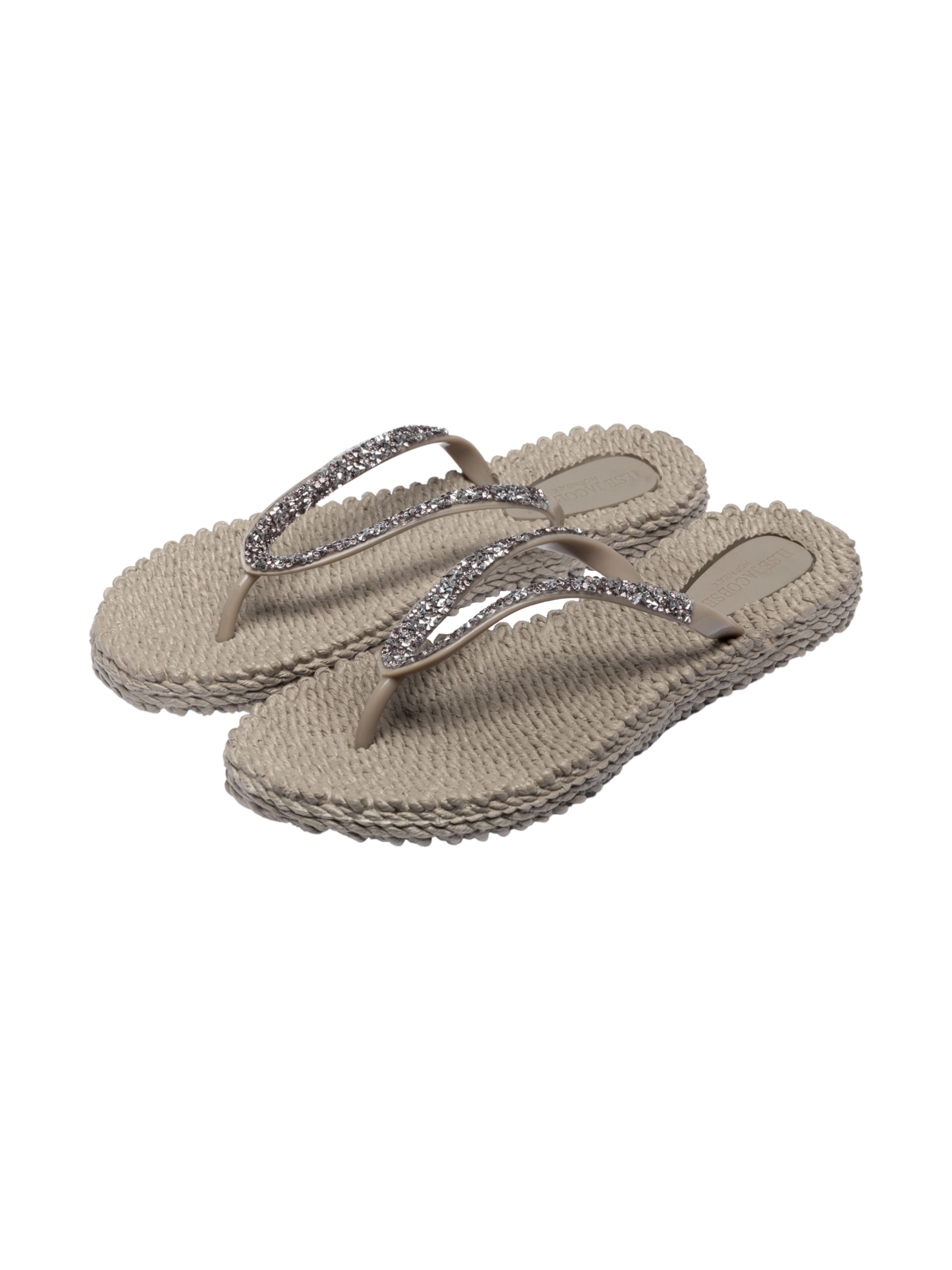 ILSE JACOBSEN Ujjelválasztó-pántos szandál 'CHEERFUL03G' - szürke