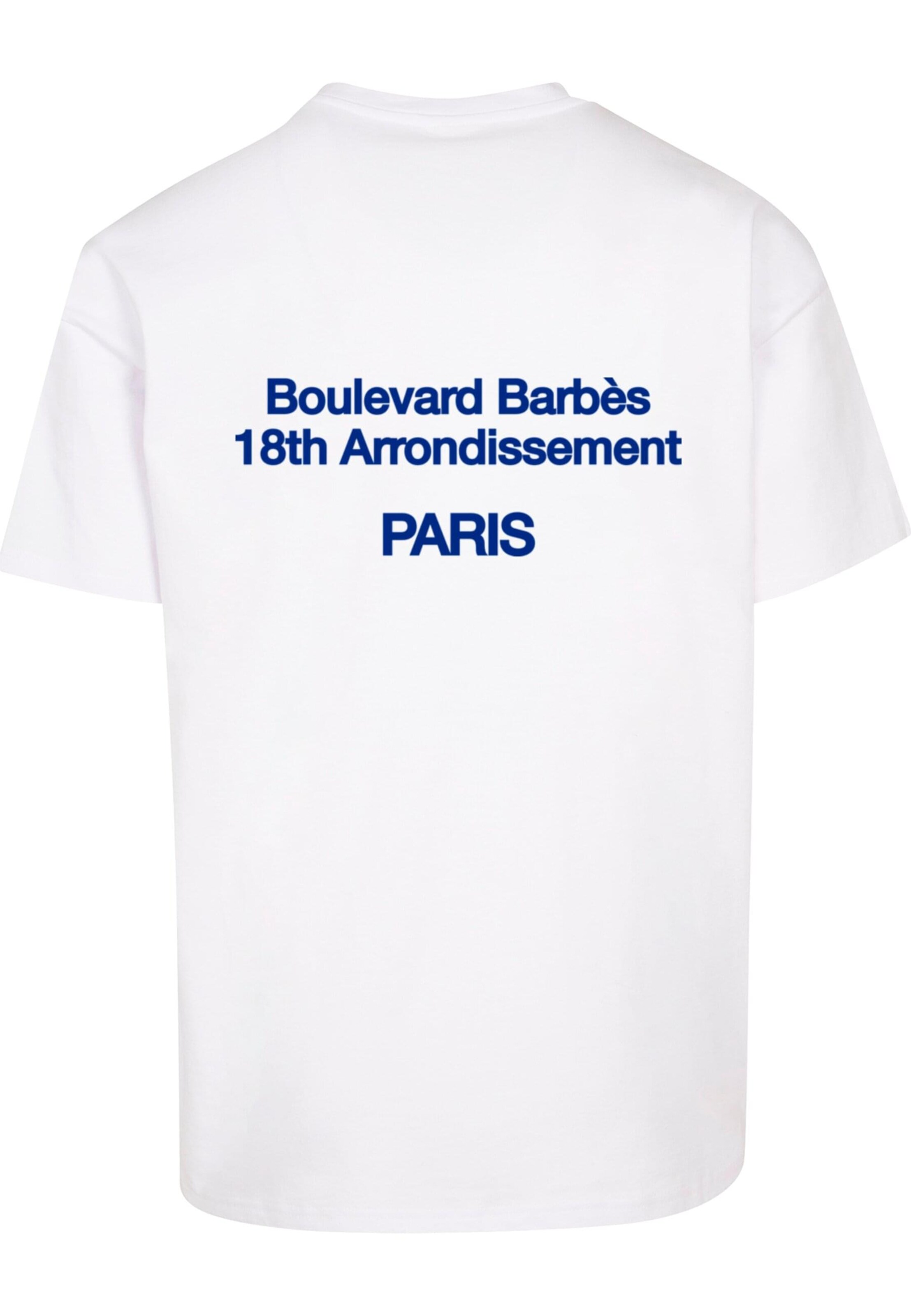 T-Shirt 'Boulevard Barbès' MT Upscale en blanc