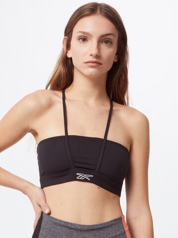 Reebok Bustier Sport bh 'MYT Sorcha Festival' in Zwart: voorkant