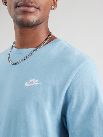 Nike Sportswear T-shirt 'CLUB' i blå