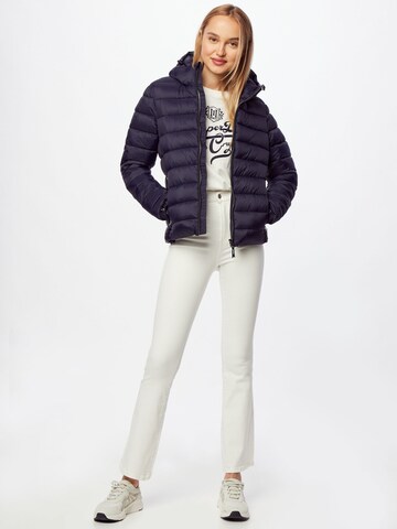 Superdry Winter Jacket 'Fuji' in Blue