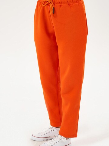 LOUIS LECLER Slimfit Broek 'Elise' in Rood