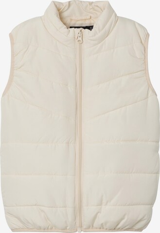 Gilet NAME IT en beige : devant