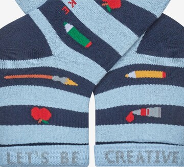 FALKE Socks 'School Supplies' in Blue: front
