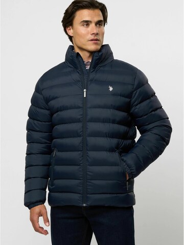 U.S. POLO ASSN. Tussenjas 'Anton' in Blauw: voorkant