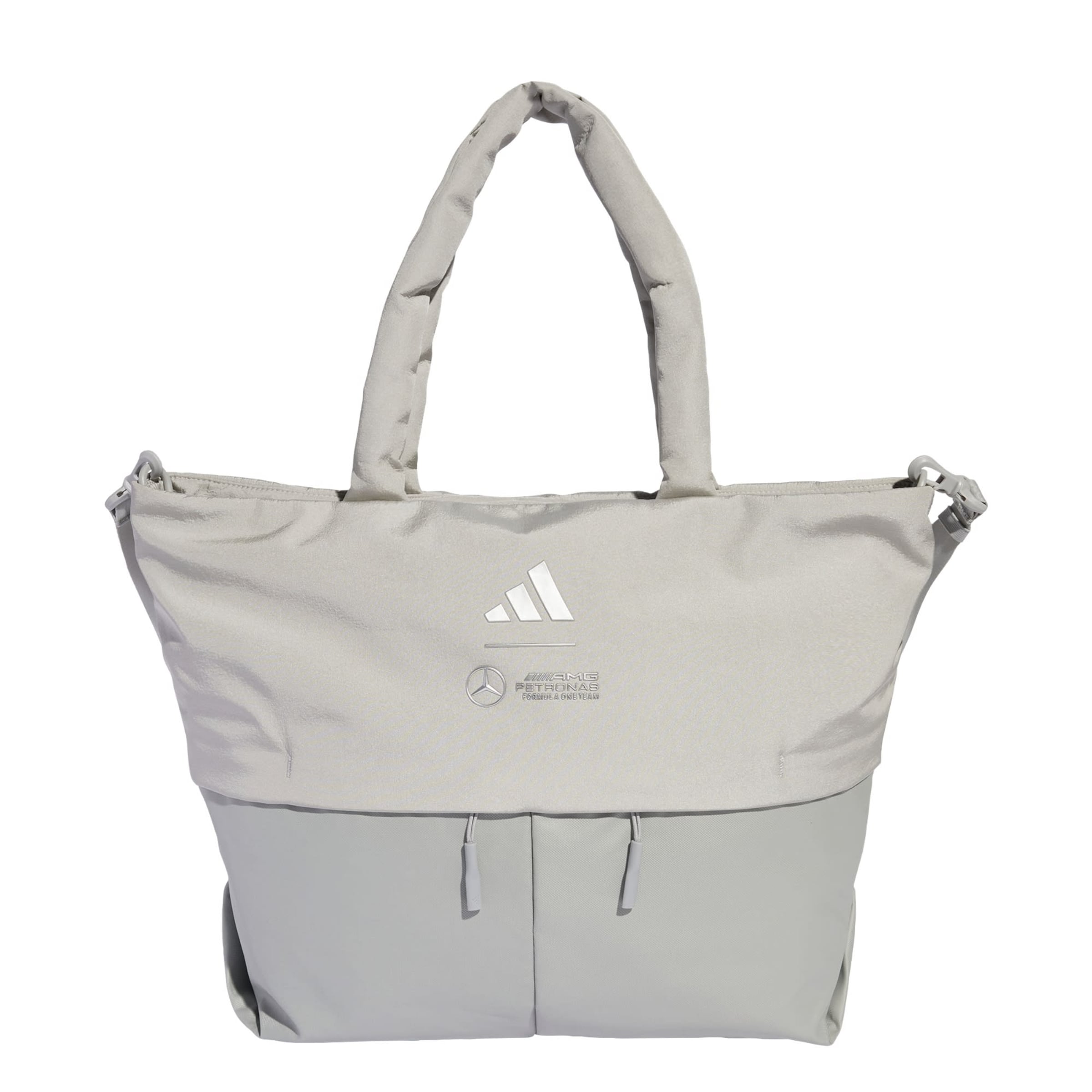 ADIDAS PERFORMANCE Sporttasche 'Mercedes - AMG Petronas Formula One Team' in Grau: Vorderseite