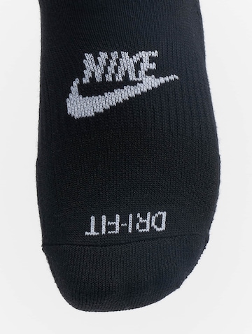 Nike Sportswear Füßlinge 'Everyday Plus' in Schwarz