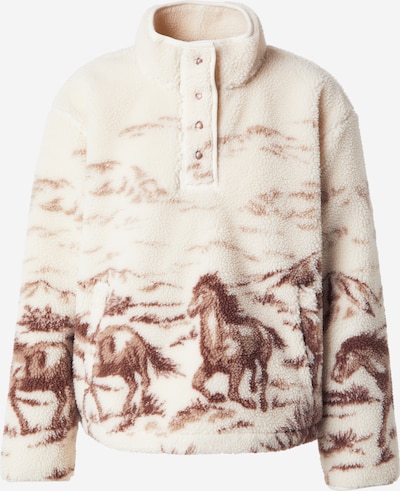 LEVI'S ® Džemperis 'Kasey Sherpa Pullover', krāsa - gaiši bēšs / brūns, Preces skats