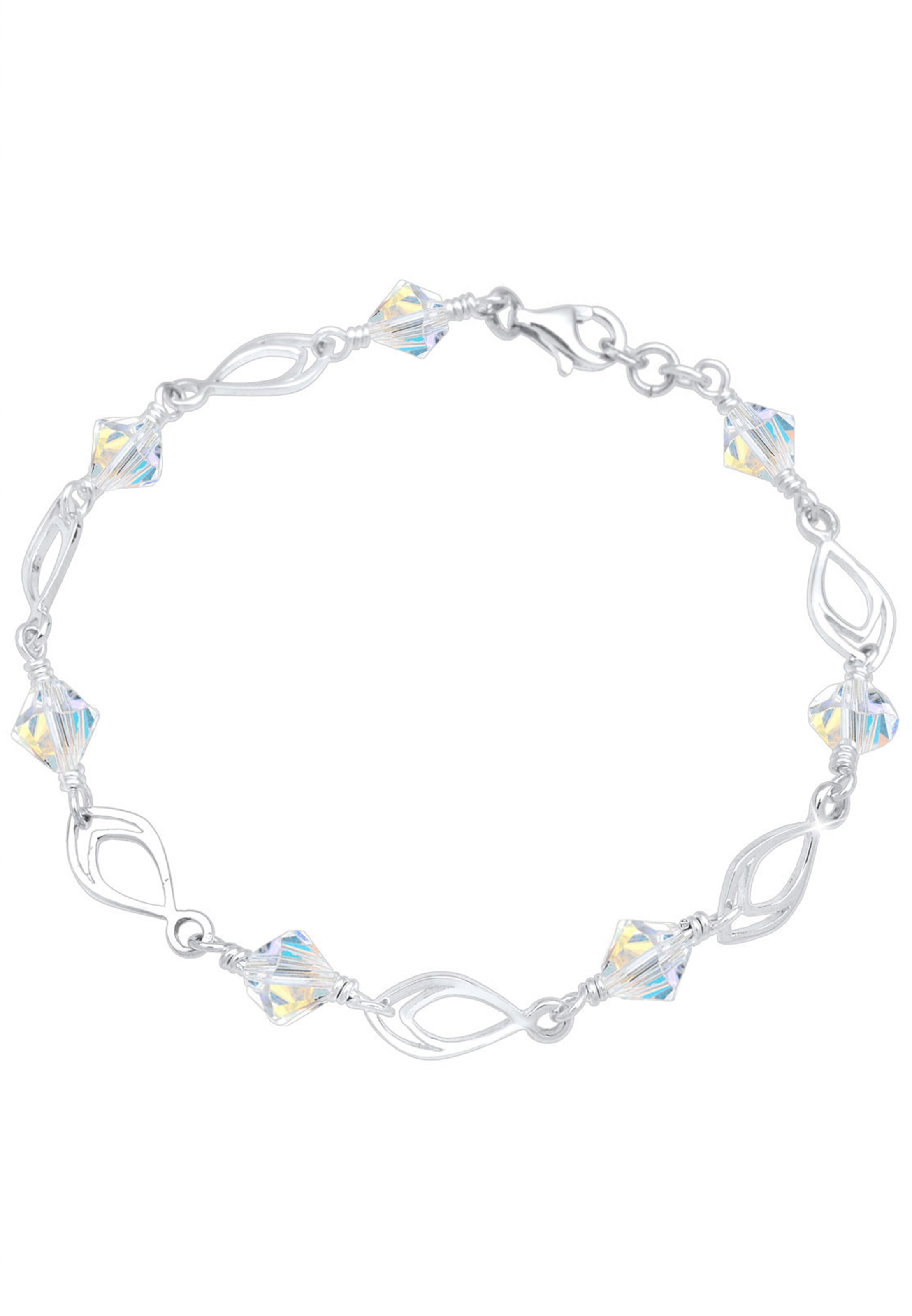 ELLI Armband 'Feder' in Zilver