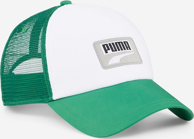 PUMA Casquette en émeraude / blanc, Vue avec produit